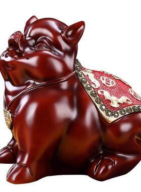 猪摆件存钱罐十二生肖储罐大号创钱意开礼6737业礼品储蓄乔罐迁新