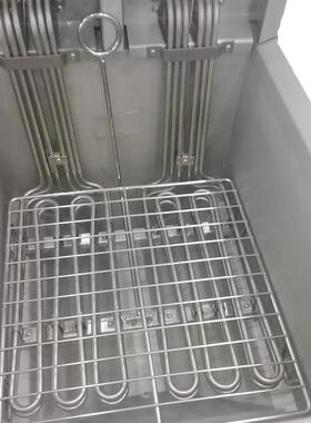 佳斯特商用落地式大容量电炸炉立式单缸双筛油炸锅自动控温电炸锅