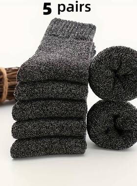 C 49678 Warm Winter Men's Socks 士保暖毛圈袜