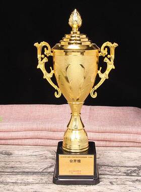 金尊奖杯儿童奖杯学校学生电镀带盖小塑料奖杯摆饰奖杯