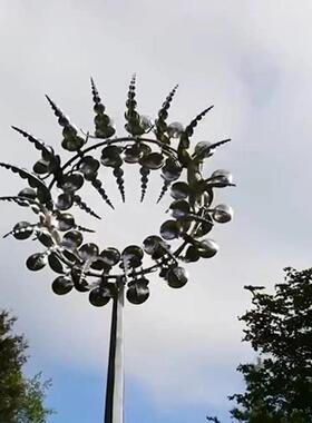 跨境独特而神奇的金属风车