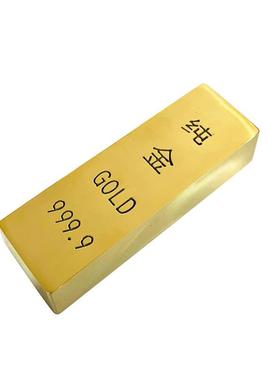 铜实心金条金砖家居饰品开业礼品