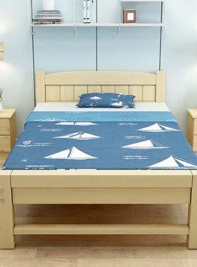 经济型实木床1.5米松木双人现代简约1.2m出租房单人床90cm宽床g^