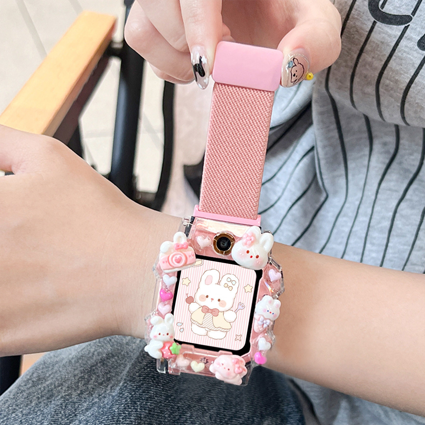 适用小天才W2127AC儿童手表Z1表带D2A柔软弹力磁吸编织腕带子,淘宝优惠券,粉丝福利购,淘宝优惠卷