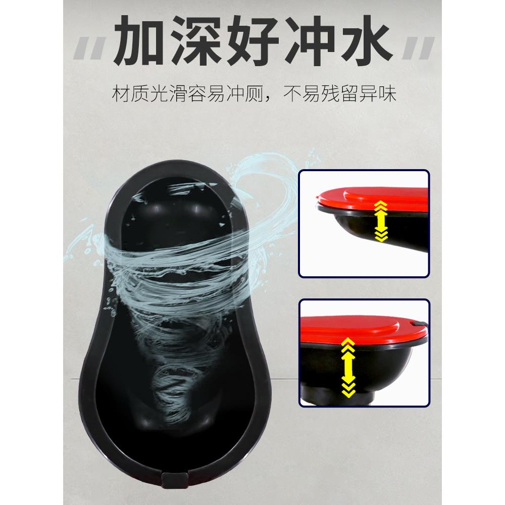 装修用临时塑料一次性便捷马桶简易蹲便器家装工地工程坐便小便池