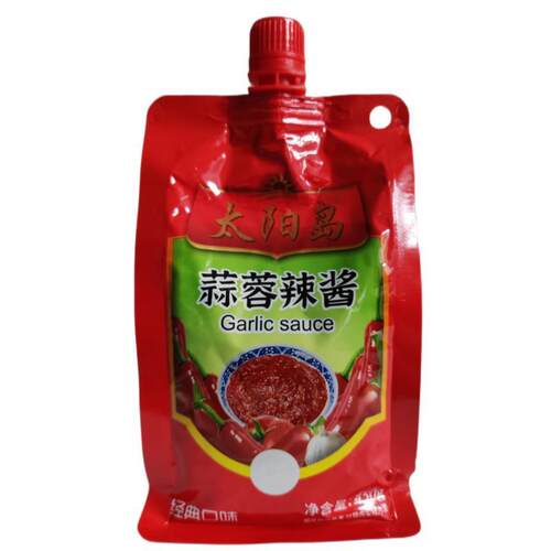 太阳岛香辣酱450g东北熟酱蒜蓉辣酱烧烤酱蘸菜酱烤串酱料包邮 - 图2