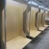 Aluminum profile storage rack assembled wardrobe coffee milk tea shop furniture diy overhead hole board display shelf