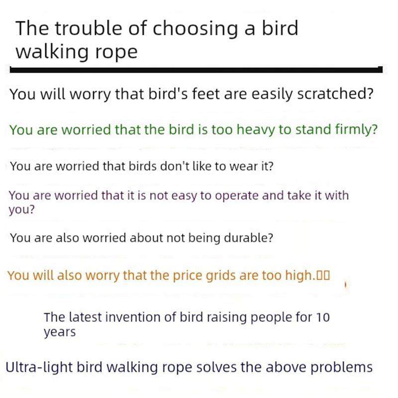 鸽子专用牵引绳飞行和防止损失超轻和无害的皮革套鸟类行走绳,淘宝优惠券,粉丝福利购,淘宝优惠卷