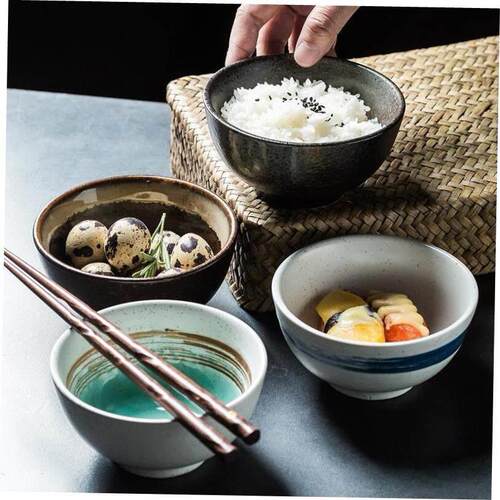 porcelain bowl tableware set breakfast ceramic bowls plates - 图1