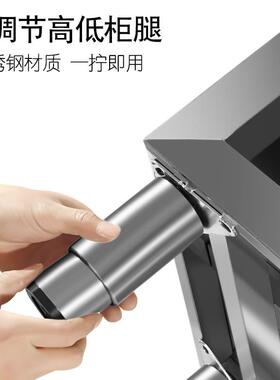 不锈钢食品橱保洁储柜四门立柜拉碗柜门物柜储商用厨房藏柜可定制