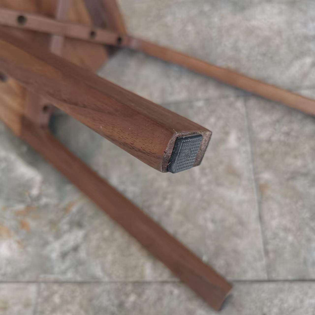 北美黑胡桃实木凳餐桌凳子可叠放纯实木拼板木蜡油加固榫头 - 图1