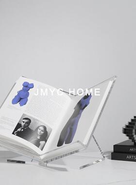 意家式简约居亚克力杂饰志收纳书架样WDU板间装软品电视柜书房柜