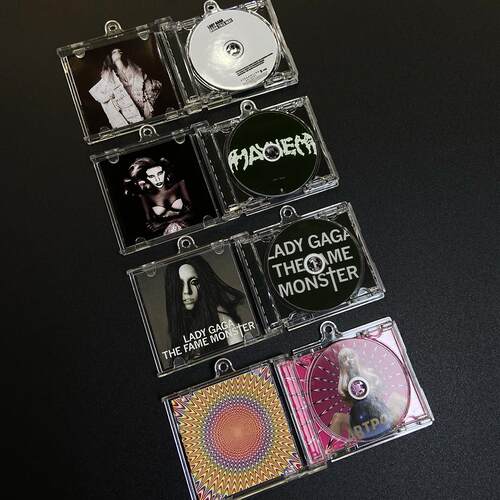 Lady Gaga周边礼物定制MAYHEM迷你专辑nfc功能钥匙扣小cd包挂件 - 图2