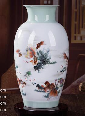 高档326景德镇陶瓷摆器小花瓶家居饰品件插花客厅装工艺品饰摆件