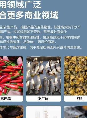 低温食品风干机水果蔬菜鲜花材水产农产品烘干机保鲜柜双温