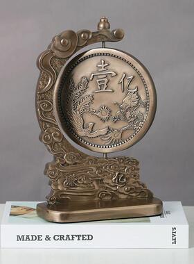 摆件家居创意招财装饰客厅办公室玄关工艺礼品摆饰博古架电视柜酒