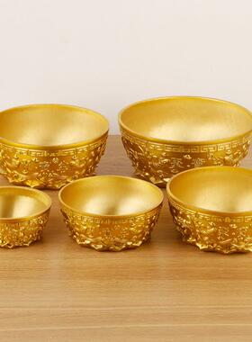 客黄铜聚泰宝盆聚财家居招财429家用沈聚万三款厅摆件玄关存同钱