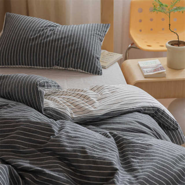 Maternal and infant Class A full cotton student dormitory single bed three-piece set pure cotton dormitory washing quilt cover 4 pieces bed sheets