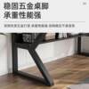 Desktop computer table home desk with bookshelf integrated combination student writing small apartment study table hole board