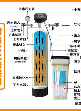 2t软水装置厂家锅炉给水设备软化水工业软水机软水器节能高效