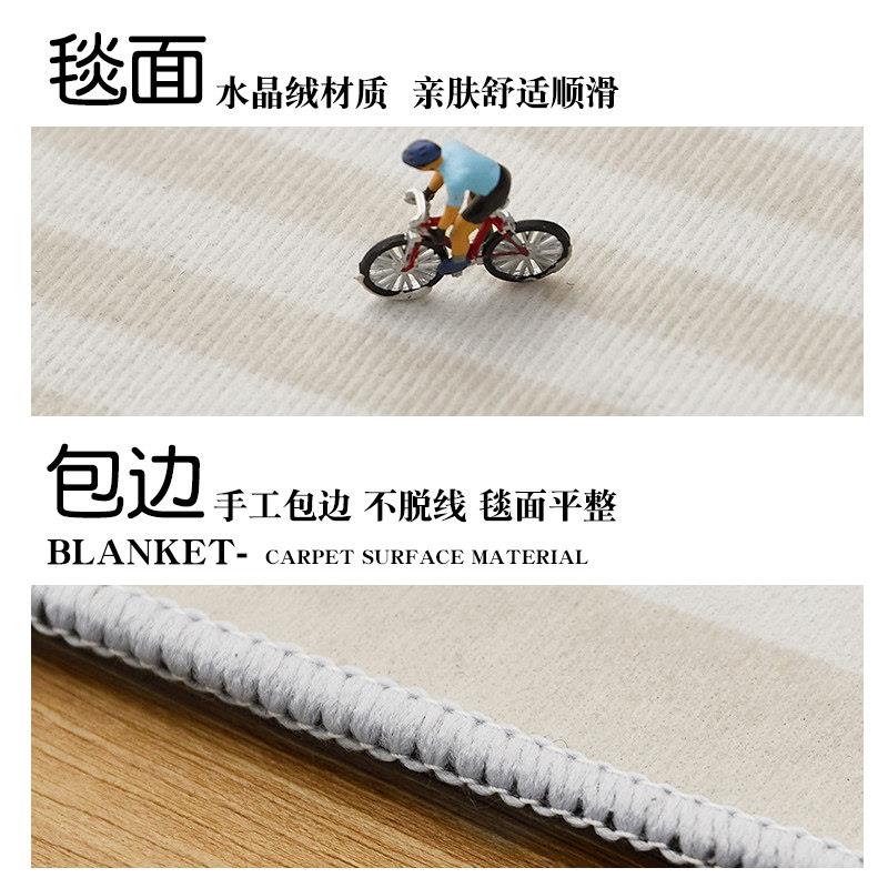 Spinning bicycle floor mat, fitness-specific carpet, home room, indoor non-slip, wear-resistant, soundproof and shock-absorbing buffer mat