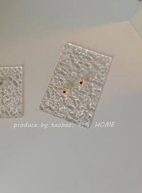 ins小众透明亚克力水波纹板 简约家居摆件网红直播饰品拍照道具