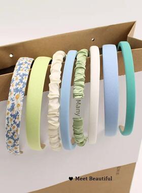 3/6/8PCS Set Fashion Women Cloth Hair Bands Headdress Headba
