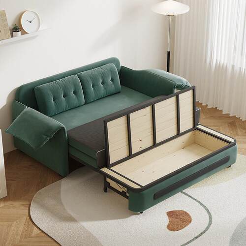 多功能沙发床可折叠两用小户型客厅单双人网红款阳台伸缩大耳朵款 - 图2