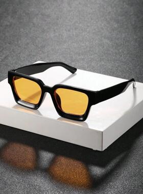 1/2Pc S Classic Fashion Square Plastic Frame Women Sunglasse
