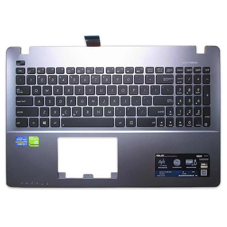 适用ASUS华硕 W50 W50J W50JK W50JK4710 W508L 笔记本键盘带C壳 - 图0