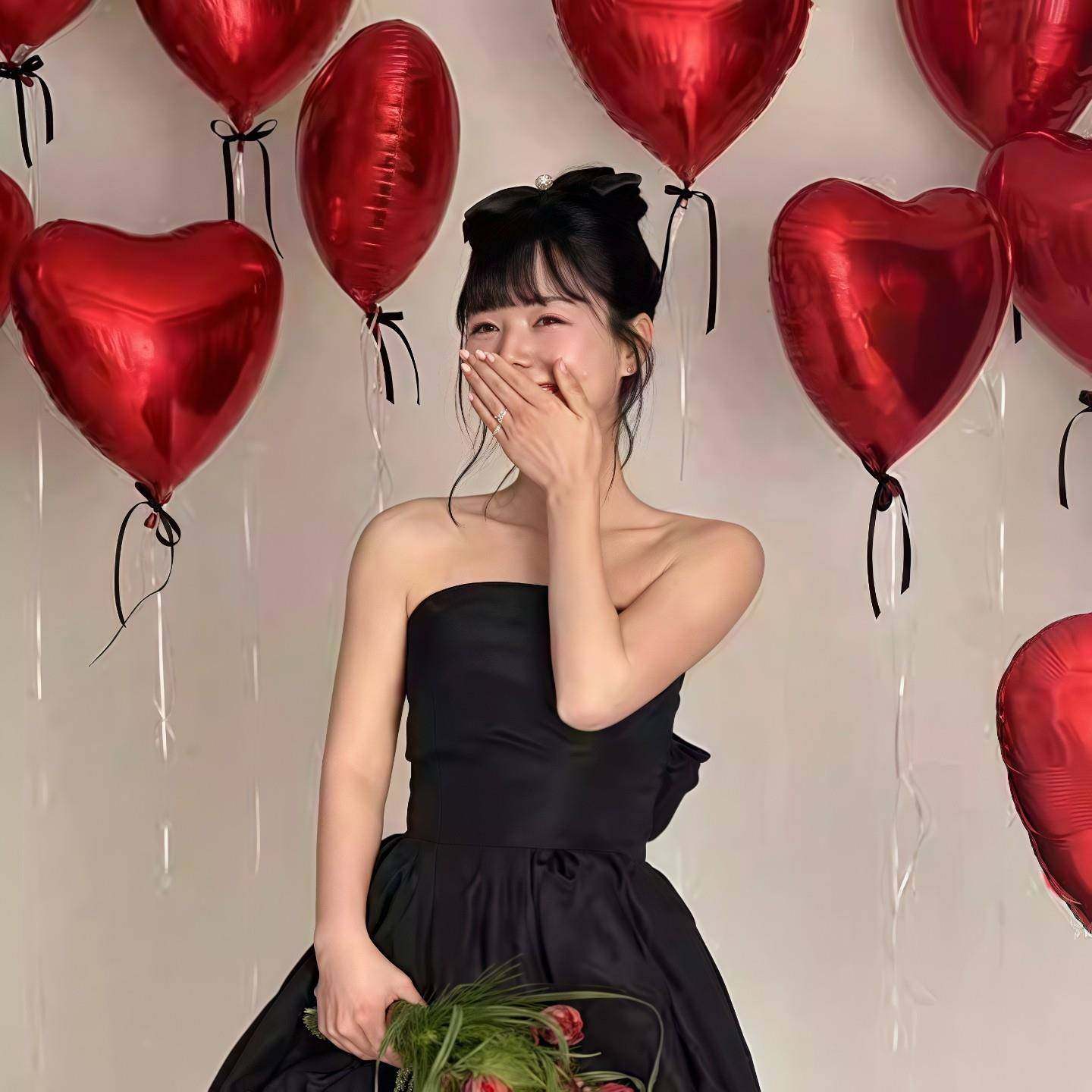 红色心形气球氦气飘空爱心求婚表白情人节日惊喜布置婚房装扮用品,淘宝优惠券,粉丝福利购,淘宝优惠卷