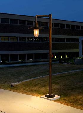 led复古路灯太阳能仿古高杆草坪灯景区公园景观灯户外灯3米庭院灯