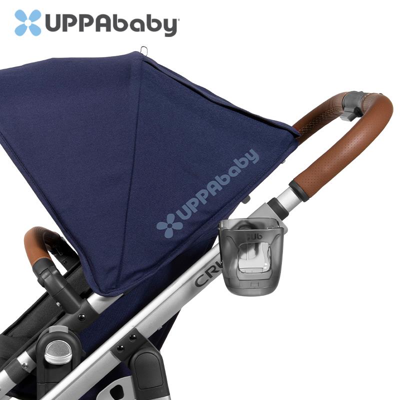 uppababy婴儿车vista v2原装配件cruz原装杯架适配器餐盘新生儿垫 - 图0