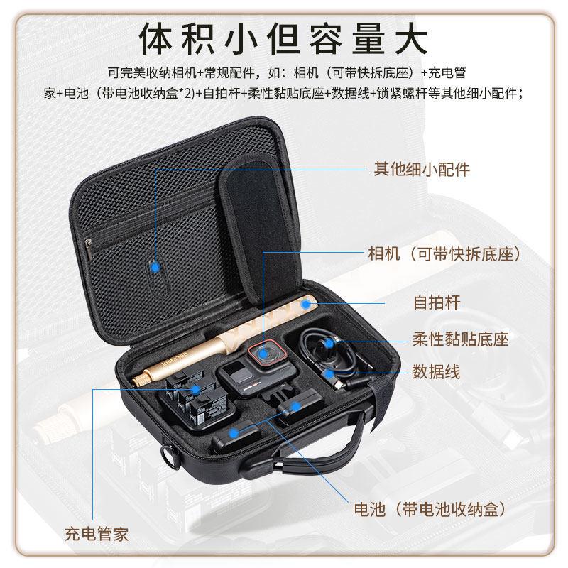 Starfly applicable shadow stone insta360 ace Pro2 storage bag 360Ace action camera multi-functional