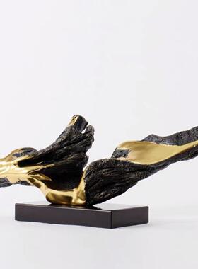 轻奢抽象雕塑楼处艺术品置样板房玄装DS9116D关售酒店大堂走梯廊