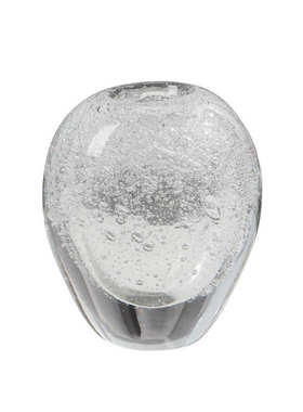 工艺品装饰客厅琉璃花瓶气泡透明摆件软样板房玻璃装餐桌家居现代