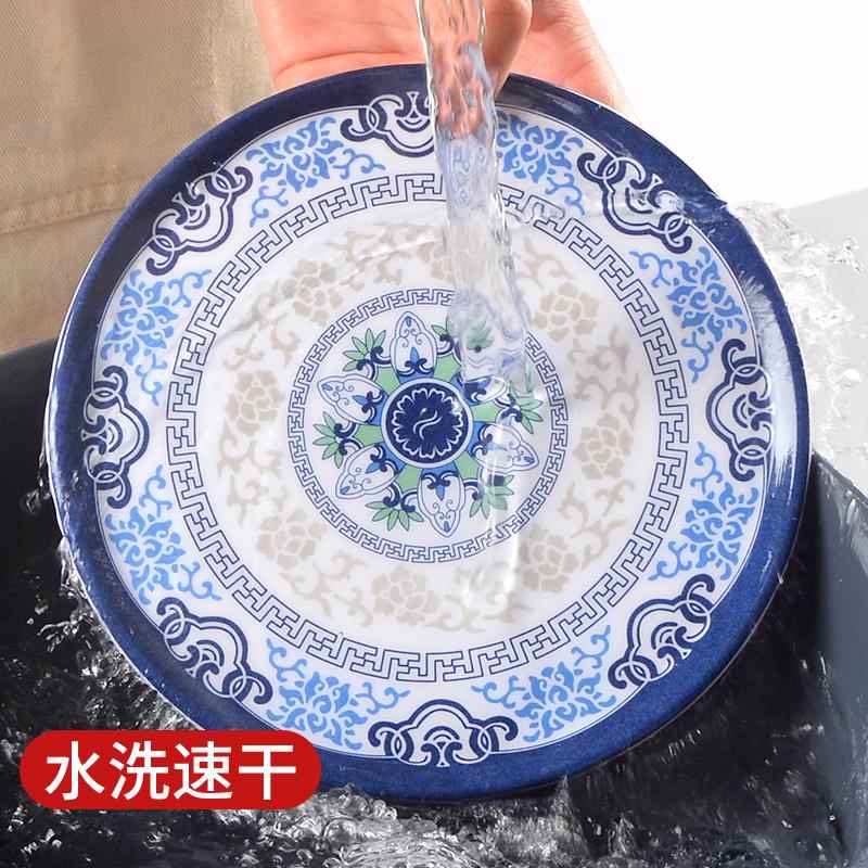 青花瓷素隔热垫碗垫盘垫杯垫餐垫号锅垫餐桌垫欧式