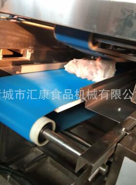 新研发大型猪肉切片机不同厚薄鲜肉开片机器猪肘子分片设备