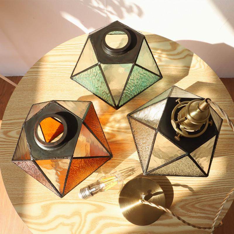 复古玻璃吊灯黄铜日式酒吧餐厅吧台灯卧室床头民宿温馨怀旧装饰灯,淘宝优惠券,粉丝福利购,淘宝优惠卷