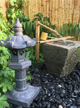 老旧石槽鱼缸石头石缸养鱼户外花园青石马槽景观庭院石钵流水摆件