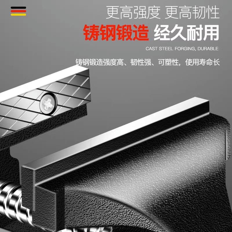 艾瑞泽台钳小型多功能家用台虎桌钳固定夹具夹紧器迷你工作台老虎 - 图2