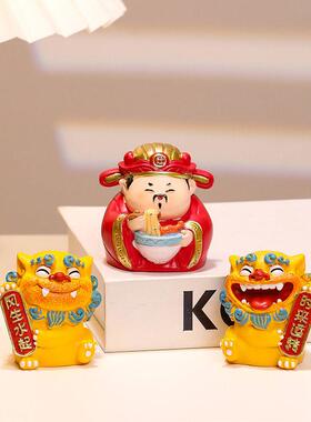 钟馗小神仙摆件情绪稳定职场工位解压情绪稳定工艺品电脑桌装饰品