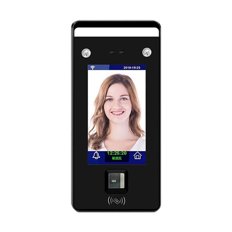 Dynamic face recognition access control system all-in-one smart face brush face attendance machine magnetic lock electric plug lock set