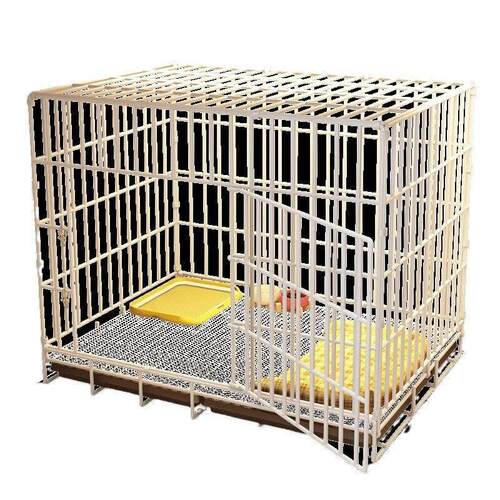 宠物围栏狗笼子小型犬家用室内栅栏不占地狗舍狗窝厕所猫笼猫别墅 - 图3