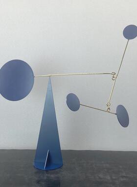 家居装术饰摆件电视创柜意样面板房客厅AZO桌北欧几何艺动态平衡