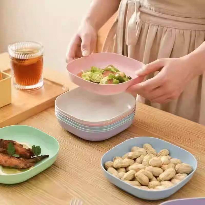 加厚餐桌垃圾盘碟吐骨碟家用骨碟骨头碟创意塑料菜碟小盘子带底座,淘宝优惠券,粉丝福利购,淘宝优惠卷