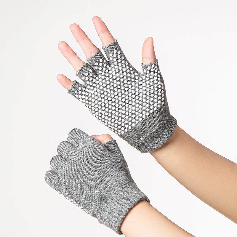 防滑空中瑜伽手套女初学者高空中训练半指引体向上提壶哑铃棉手套,淘宝优惠券,粉丝福利购,淘宝优惠卷