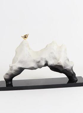 现代中假式所艺术品雕塑摆件办公室山酒店会样板间客MC-TY-55厅软