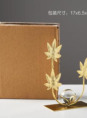 马年摆件客厅高端精致摆件创意水晶球艺术龟背叶玄关电视柜办公客