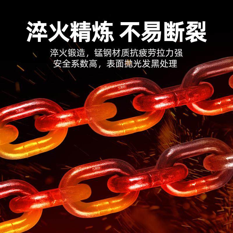 国标G80锰钢炼条起重铁炼1吨/2/3/5t吊索具组合拖车桥锁工业葫芦,淘宝优惠券,粉丝福利购,淘宝优惠卷